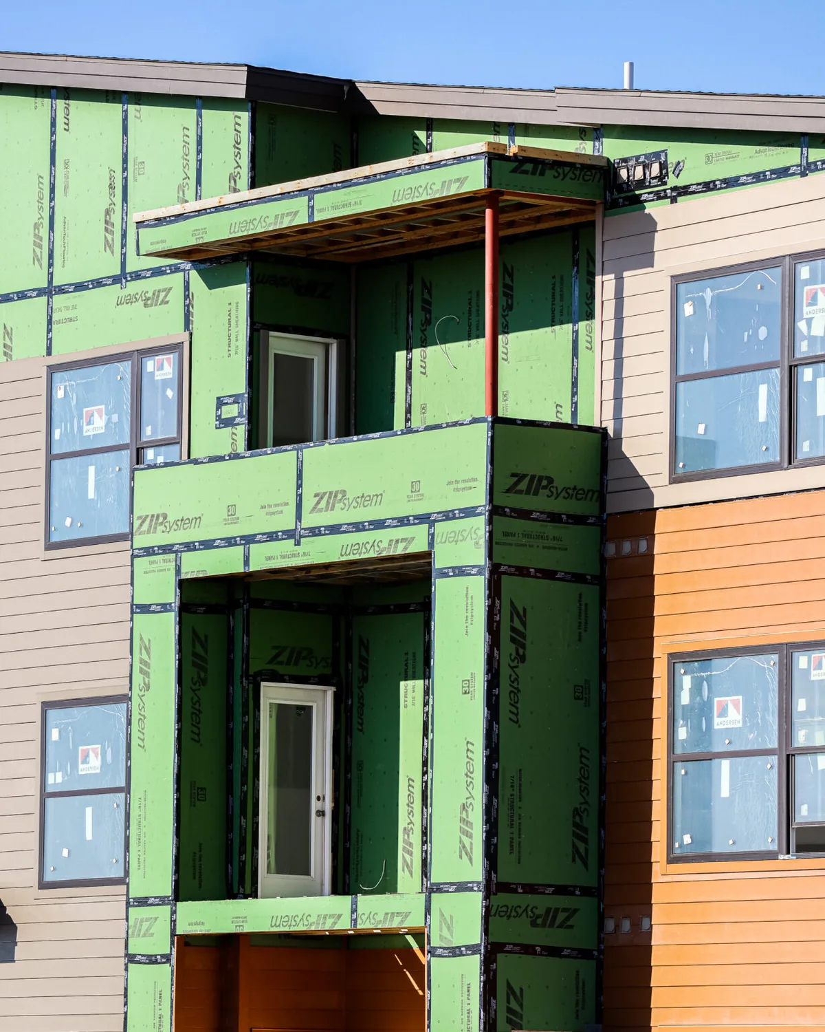 Roofing and home construction project
